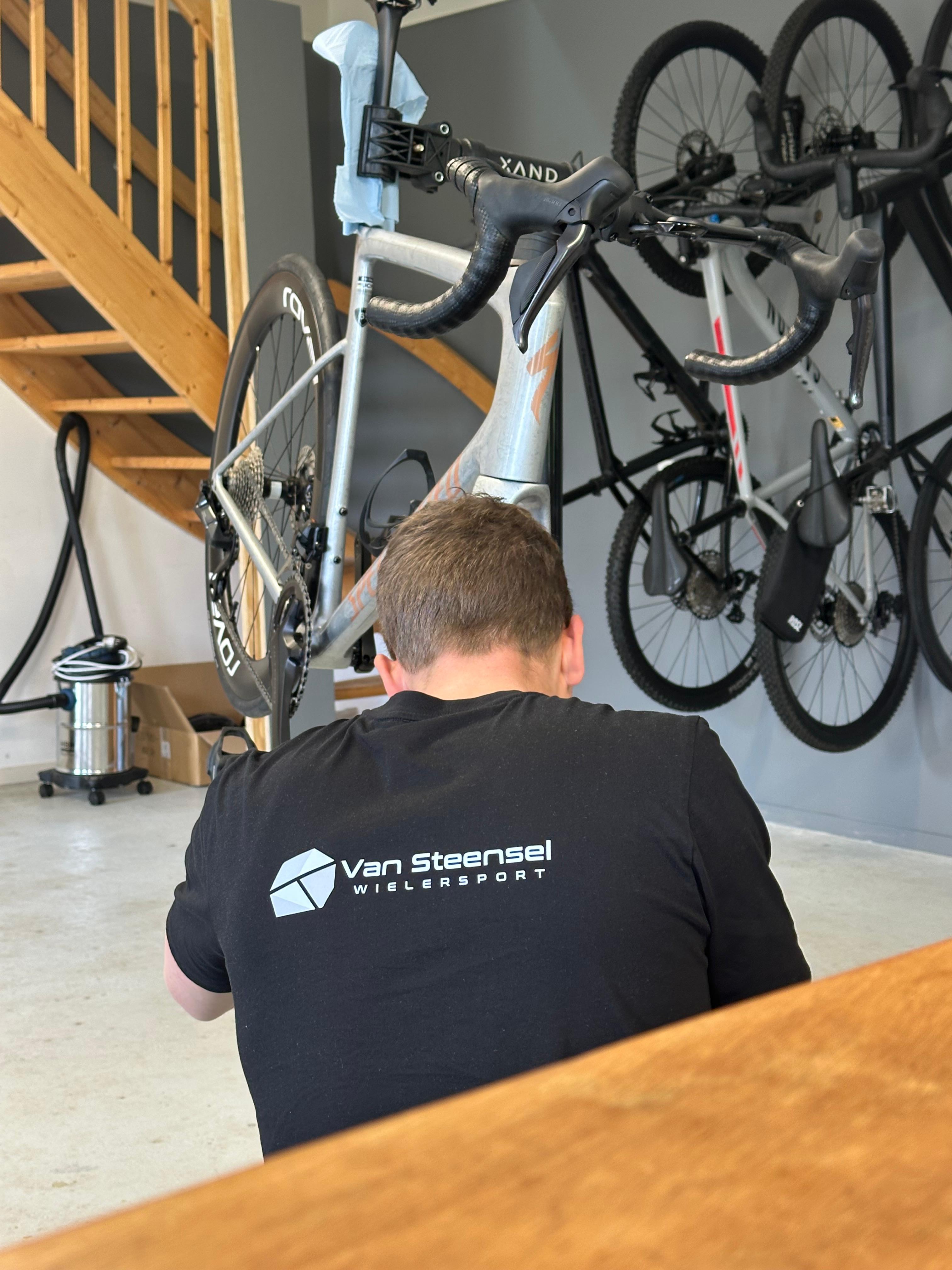 Werkplaats Van Steensel — fiets gereed voor upgrades